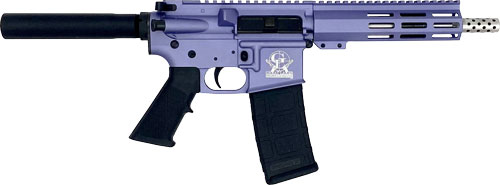 GLFA AR15 PISTOL 223 WYLDE - 7.5" STAINLESS BBL WILD ORCHID