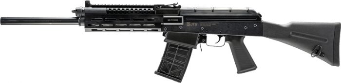 JTS M12AK-T1A 12GA 3" 18.7" - (2)5RD MAGS M-LOK RAIL BLACK