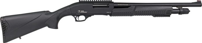 IVER JOHNSON PUMP 12GA 3" 18" - BLUED SYNTHETIC