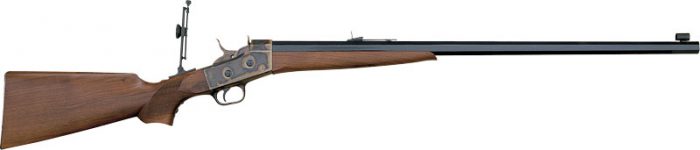 PEDERSOLI CREEDMOOR LR 45-70 - ROLLING BLOCK 30" OCT. WALNUT
