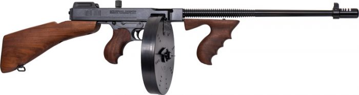 THOMPSON 1927A1 45ACP DELUXE - CARBINE WOOD W/100RD & 20RD