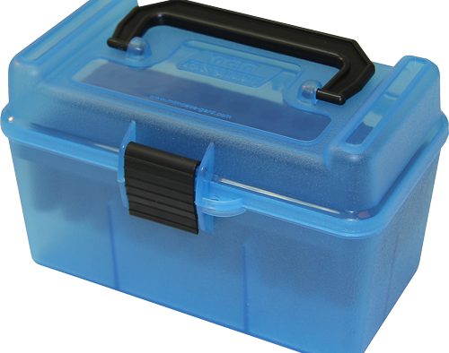 MTM DELUXE AMMO BOX 50-ROUNDS - RIFLE 223 REM TO 204 RUGER CB