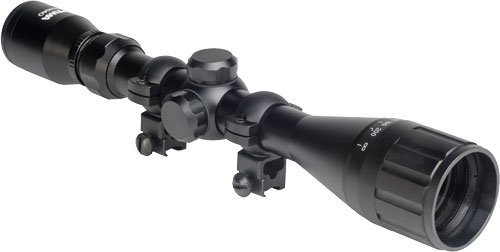 HATSAN OPTIMA 3-9X40 AO AIRGUN - SCOPE W/RINGS & CAPS