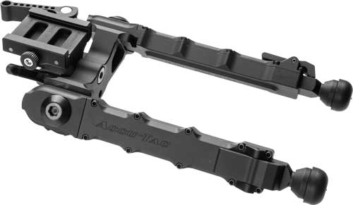 ACCU-TAC BIPOD HD-50 LR 7"-10" - ARCA SPEC QD ALLOY FLAT BLACK