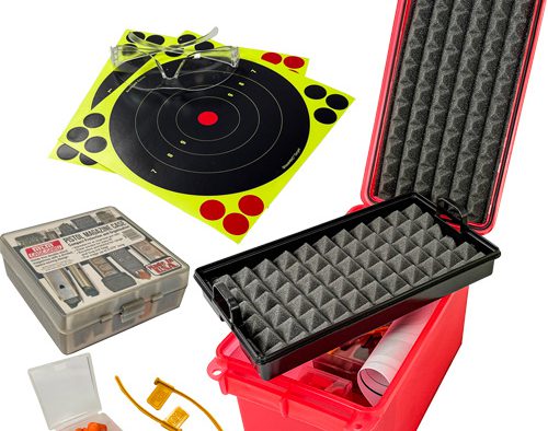 MTM PISTOL RANGE KIT WITH EYES - & EARS & PAPER TARGETS