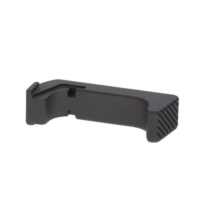Rival Arms RA72G004A Magazine Release  Extended Black Anodized Aluminum for Glock 43X, 48