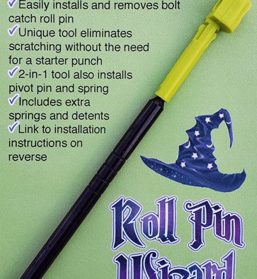 ROLL PIN WIZARD BOLT CATCH - ROLL PIN TOOL FOR AR-15