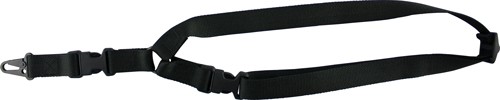 US TACTICAL S1: SINGLE POINT - EASY ON/OFF BUCKLE BLACK