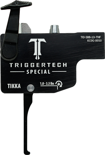 TRIGGERTECH TIKKA SINGLE STAGE - BLACK SPECIAL FLAT