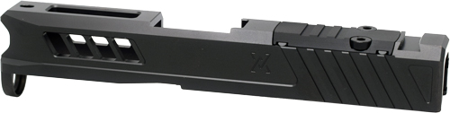 TRUE PRECISION SLIDE W/RMS CUT - & PLATE BLK DLC FOR GLOCK 43