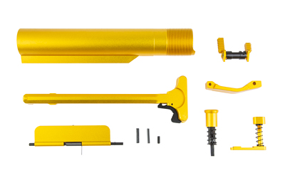 XTS AR15 ANODIZED PARTS KIT GOLD