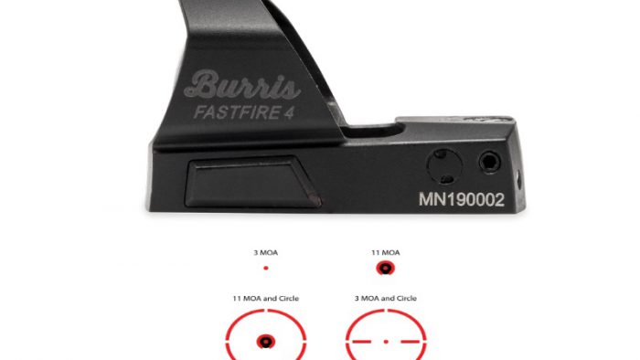 BURRIS OPTICS FASTFIRE IV MULTI-RETICLE