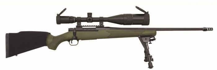 MOSSBERG PATRIOT 300WIN BL/ODG 24" SCPE